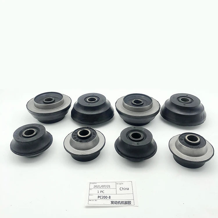 SUNORO Hot Sale Engine Mounting Engine Systems Parts Mounting Rubber Cushion Feet Bumper for PC200-8 Excavator Part