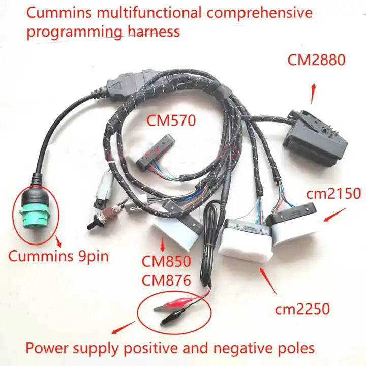 Programming Diagnosis Detection Brush Writing Harness Cable Is OEM for diesel Engine of Cummin Vehicle CM570 CM870 CM2150 CM2250
