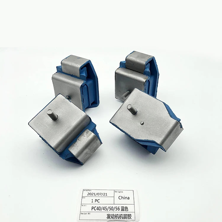 SUNORO High Quality Engine Mounting  Blue Rubber Cushion Feet Bumper for PC40-45-50-56 Excavator Part