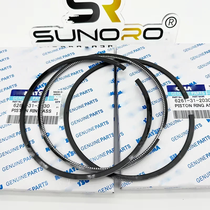 Mechanical Engine Piston Ring 6261-31-2030 Engine Sa6d140e-5 Excavator Pc650-8 Pc600-8 Pc750-8eo Wheel Loader WA500-6