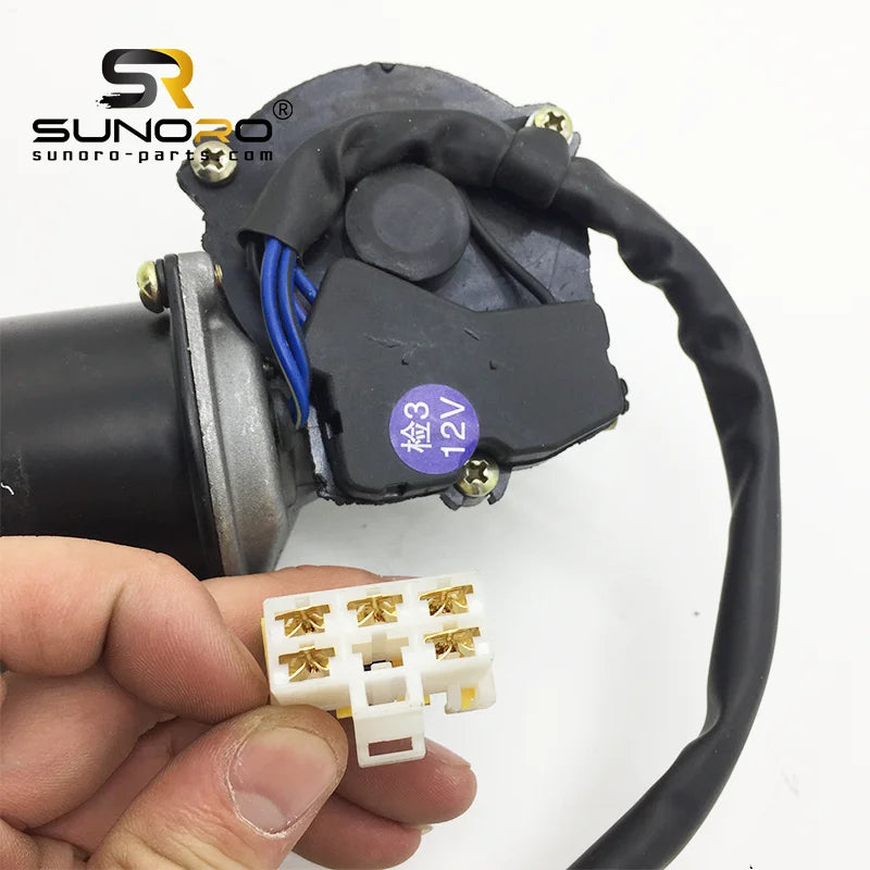 Excavator Accessories for  Ec55d Wiper Motor Bracket Wiper Arm 12v