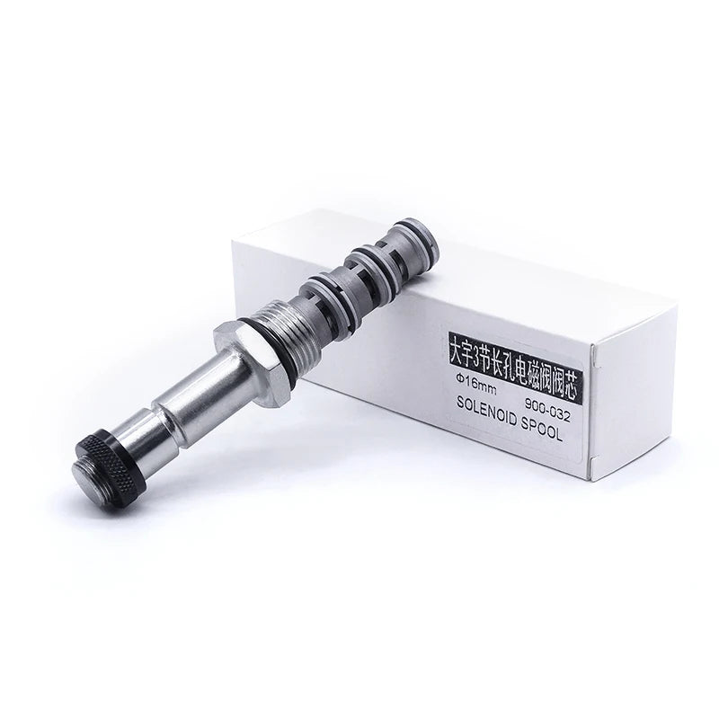 Factory Price Excavators Electric Spare Parts Hydraulic Solenoid Valve Spool for Daewoo Three Joints Siliqua 16mm