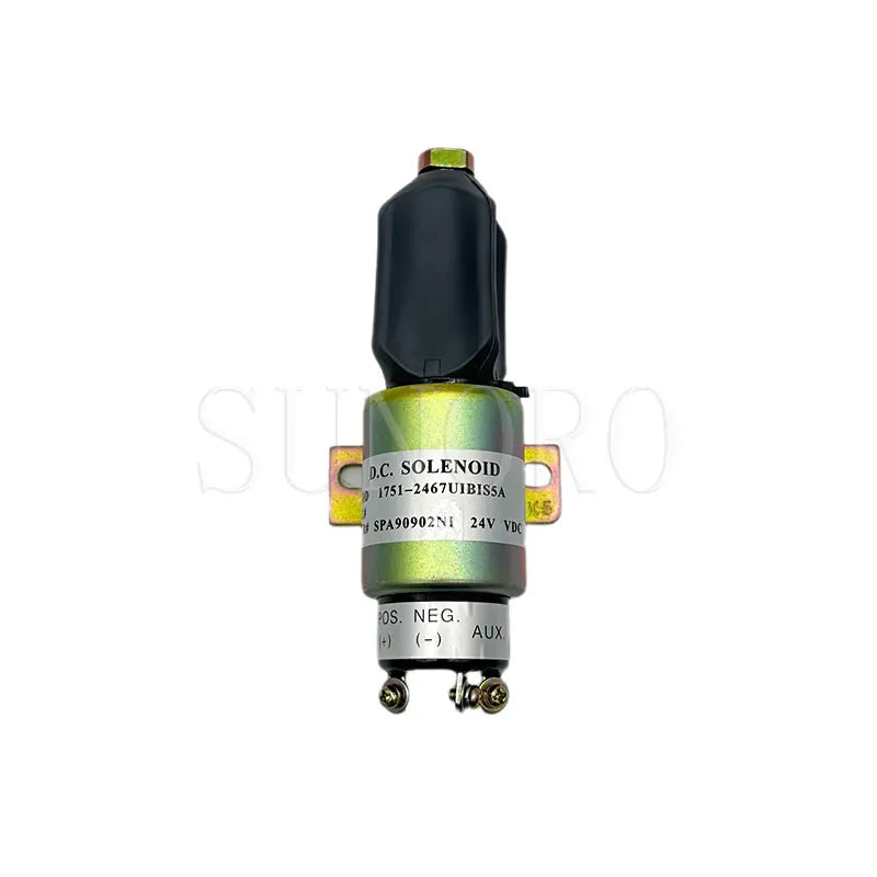 Excavator Engine SA-3766-T 24V Fuel Cut-off Solenoid Valve 1751-24E7U1B1S5A 3864274
