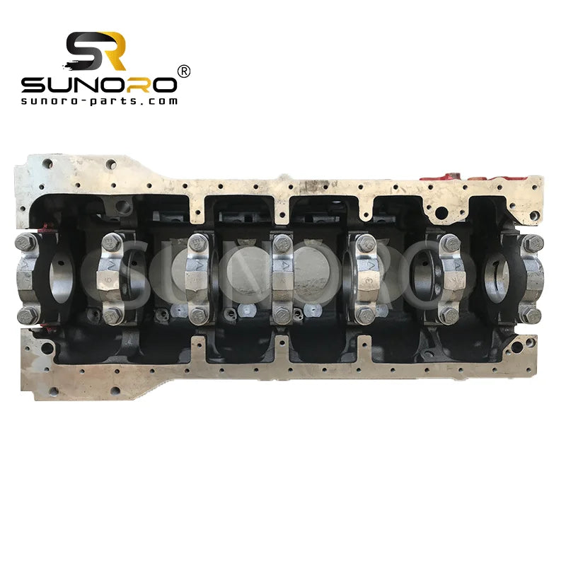 HINO P11C Engine Cylinder Block for KOBELCO SK460-8 Excavator Spare Parts Construction Machinery Component