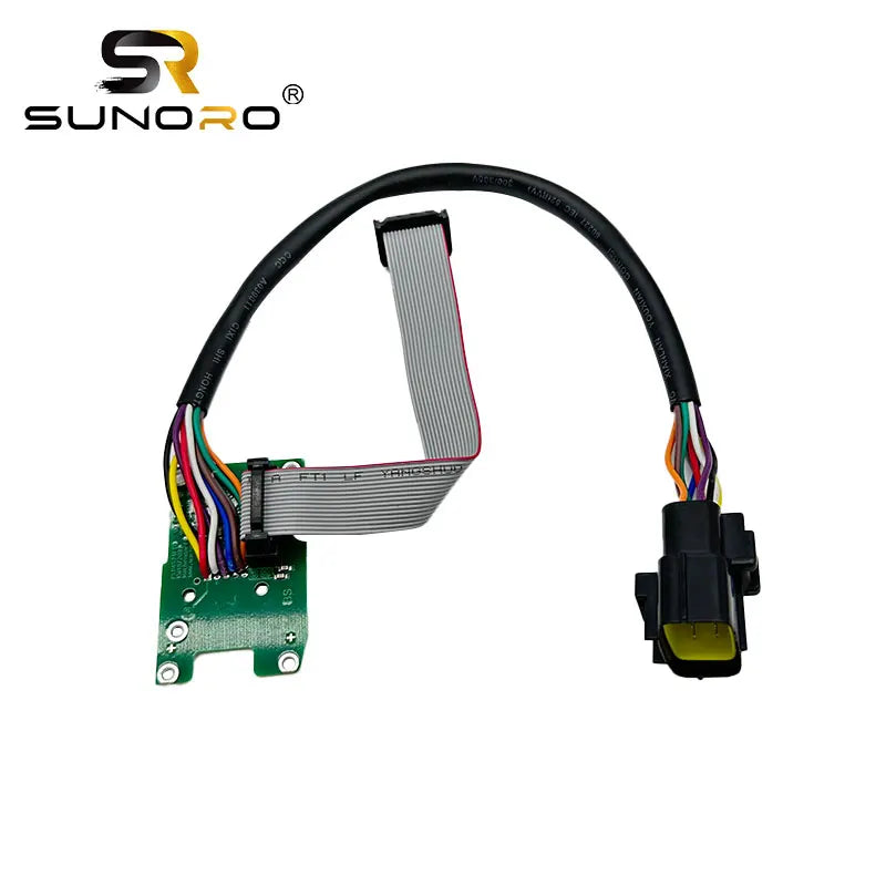 SUNORO for  EC210 EC290 Monitor Display Screen Plug 14390065 Construction Machinery Part for Excavator Monitor Connector