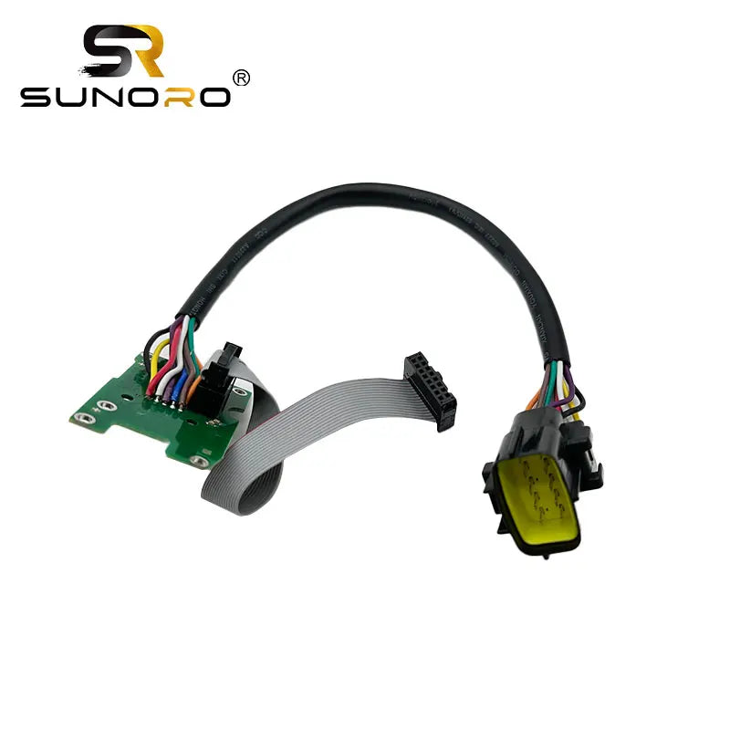 SUNORO for  EC210 EC290 Monitor Display Screen Plug 14390065 Construction Machinery Part for Excavator Monitor Connector