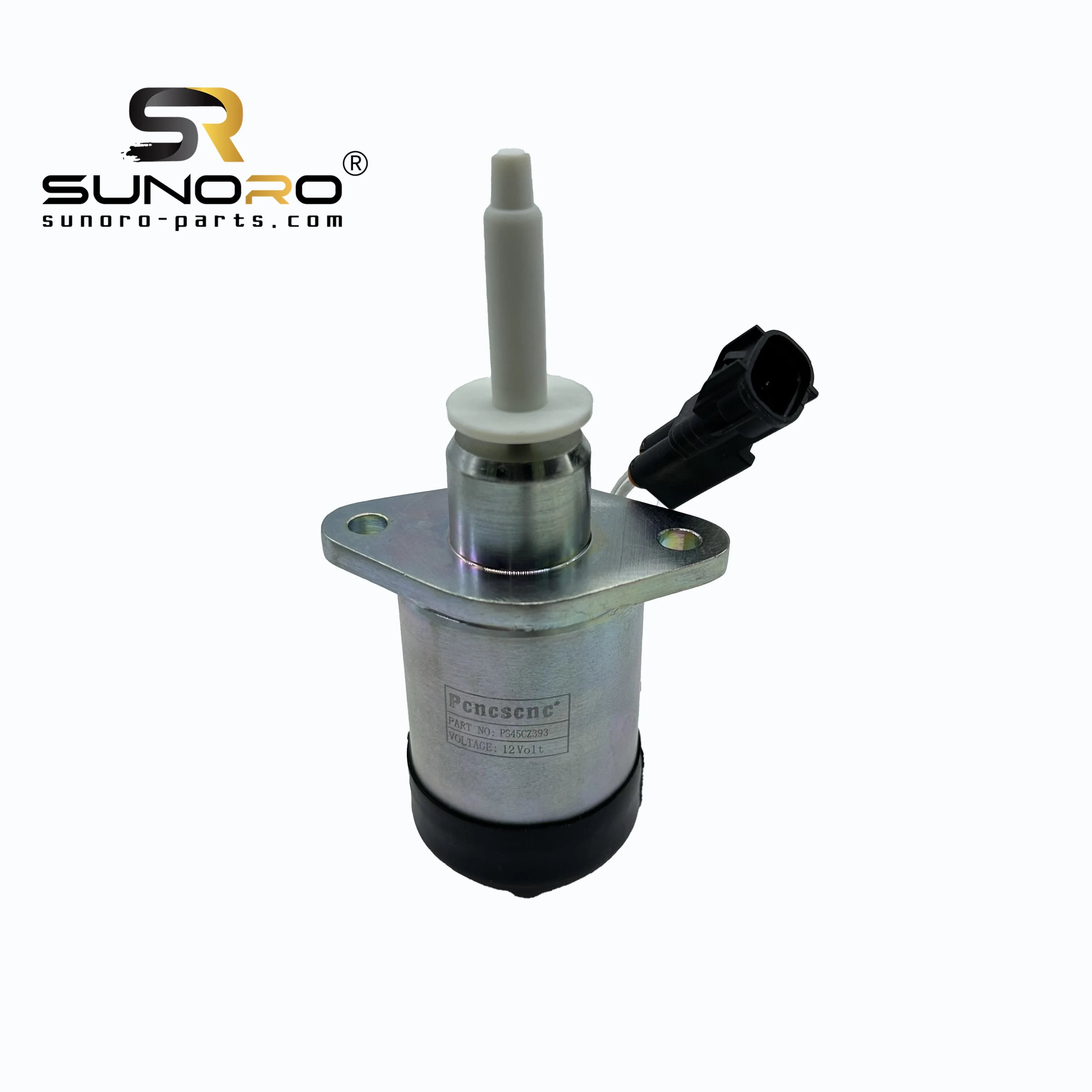 SUNORO Construction Machinery Parts PS45CZ393 Flameout Solenoid 12V Stop Solenoid 12V PS45CZ393 Suitable for EC55 Engine