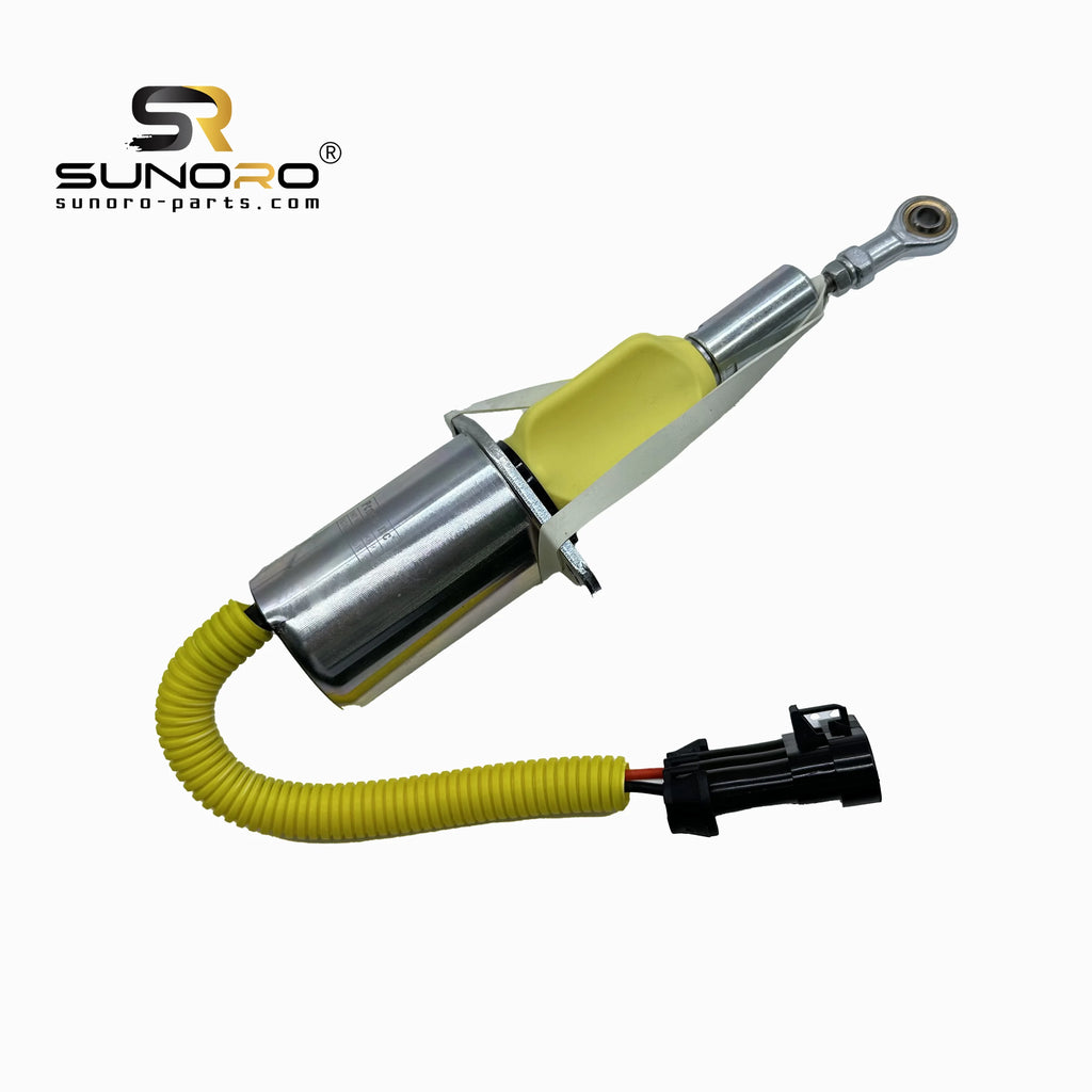 SUNORO High Quality 393-9019 3939019 Diesel Engine Parts Fuel Pump Stop Solenoid 24V for Excavator R335-9