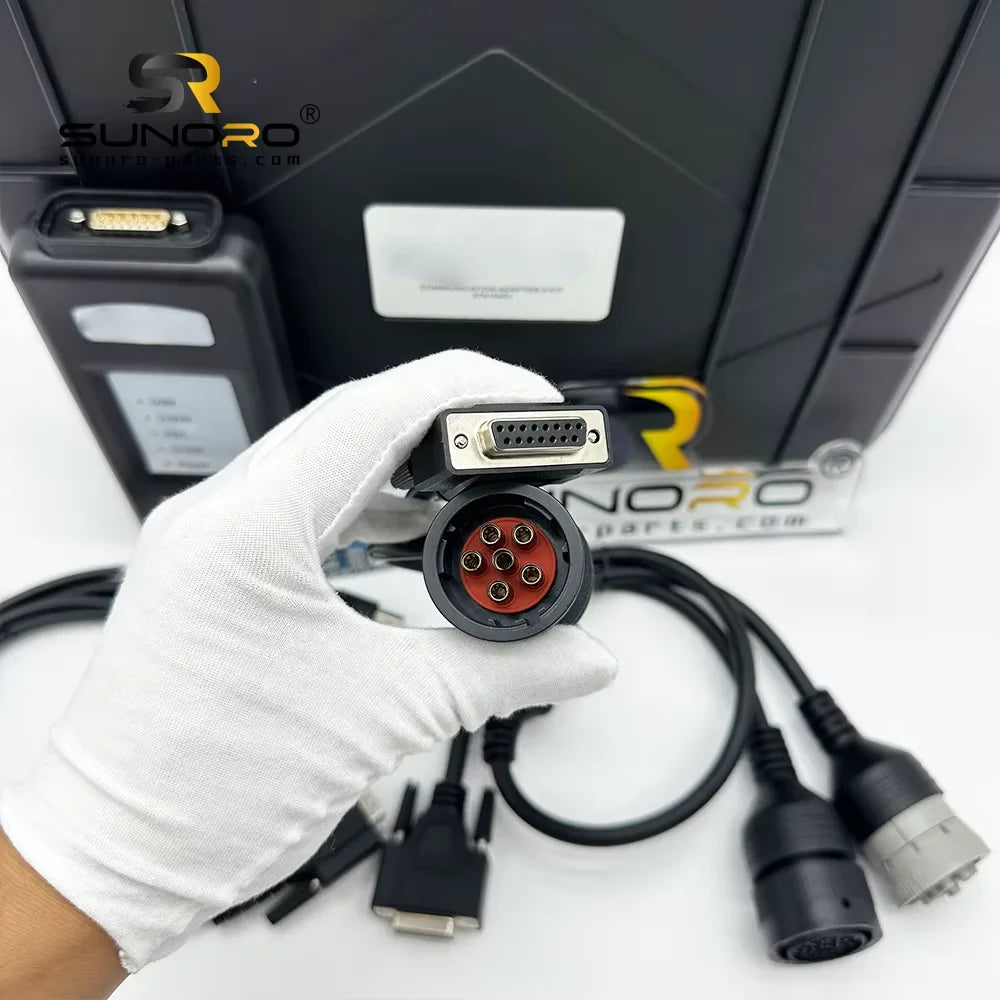 Excavator Diagnostic Tool 27610402 Mechanical Engine Fault Detector Communication Adapter Equipped With CF53 Laptop