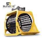Hydraulic Driven Rotary Sieve Bucket Screening Bucket for Cat Excavator Sand Separator Drum Sieve Excavator Rotary Sieve Bucket