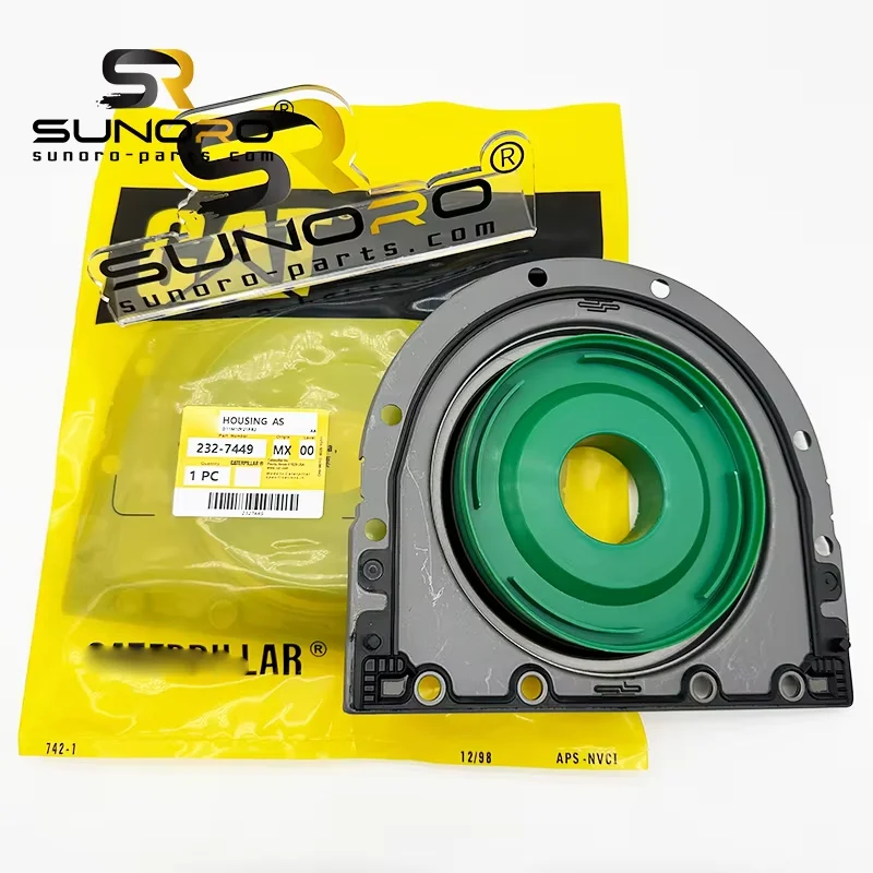 C4.4 C7.1 2418-F704 Diesel Engine Rear Main Seal Housing 232-7449 for Excavators Crankshaft Rear Oil Seal