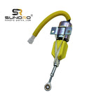 SUNORO Fuel Stop Solenoid Valve 6108-1115030 24V Shutdown Solenoid 24V 6108-1115030 Fuel Cutoff Valve for Excavator