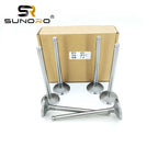 ME011245 Rikmi 6D34 diesel Engine Block Cylinder Head Intake Valve Exhaust Valve for Mitsubishi Engine Parts Valve