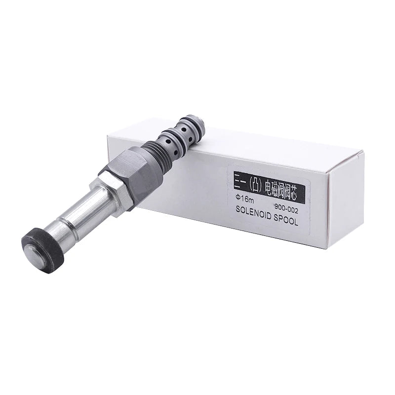 SUNORO Factory Price Excavators Electric Spare Parts Hydraulic Solenoid Valve Spool for SANY Convex 16mm