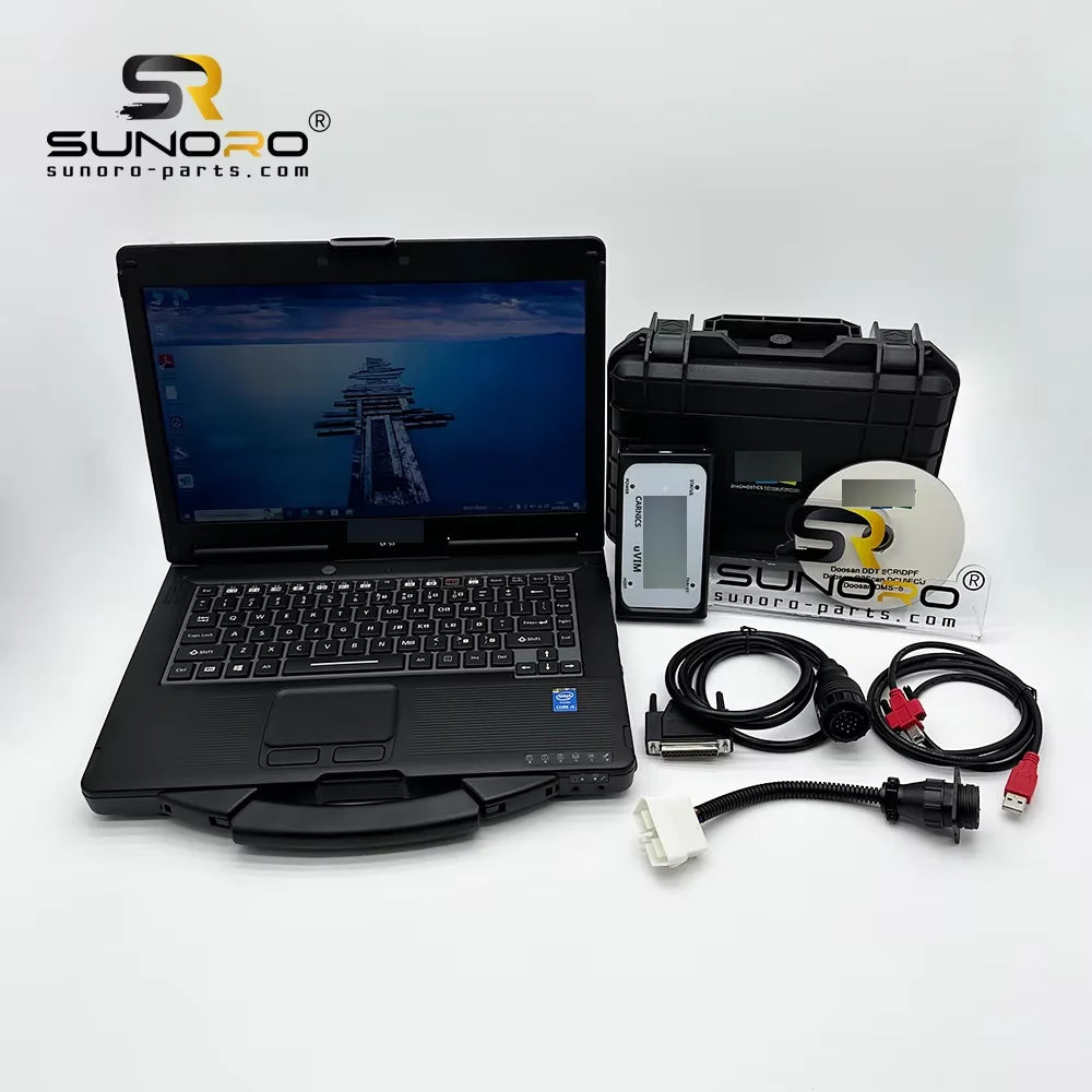 For Excavator Forklift Inspection and Diagnostic Tool Scanner SCR DPF G2 Software Version 1.6.3 2016.09 DDT CF-53 Laptop