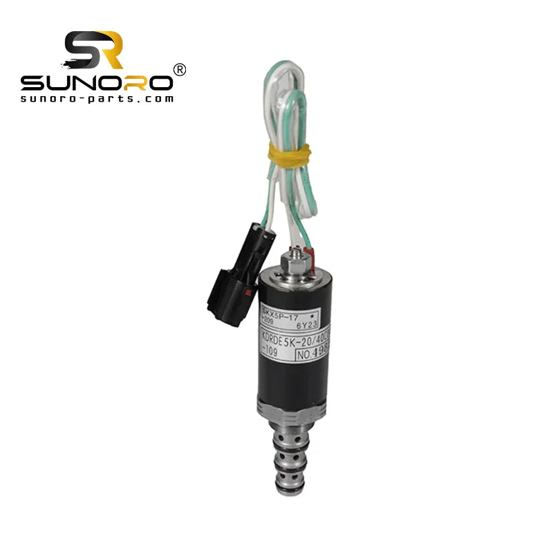 High Quality Excavator Accessories EC210 KDRDE5K-20/40C04-109 SKX5P-17-209 NO.4982 SOLENOID VALVE Hydraulic Pump Solenoid Valve