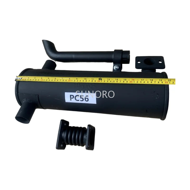 Muffler KT1G390-1211-0 for Komatsu Engine S4D87E-1-CH Excavator PC56-7 PC70-8 PC90-8