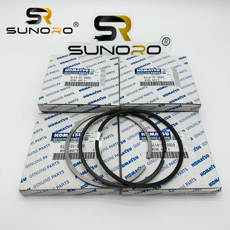 Machinery Engine Piston Ring 6745-31-2010 4089644 for Excavator PC300-7EO PC360-7EO PC300-8 Engine SAA6D114E-3 QSC8.3