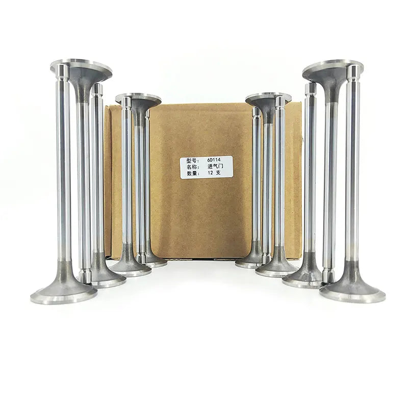 3942588 3942589 6744-41-4040 Inlet Valves for Cummins 6L ISC diesel Engine Parts komatsu Pc300-8 Intake Valve