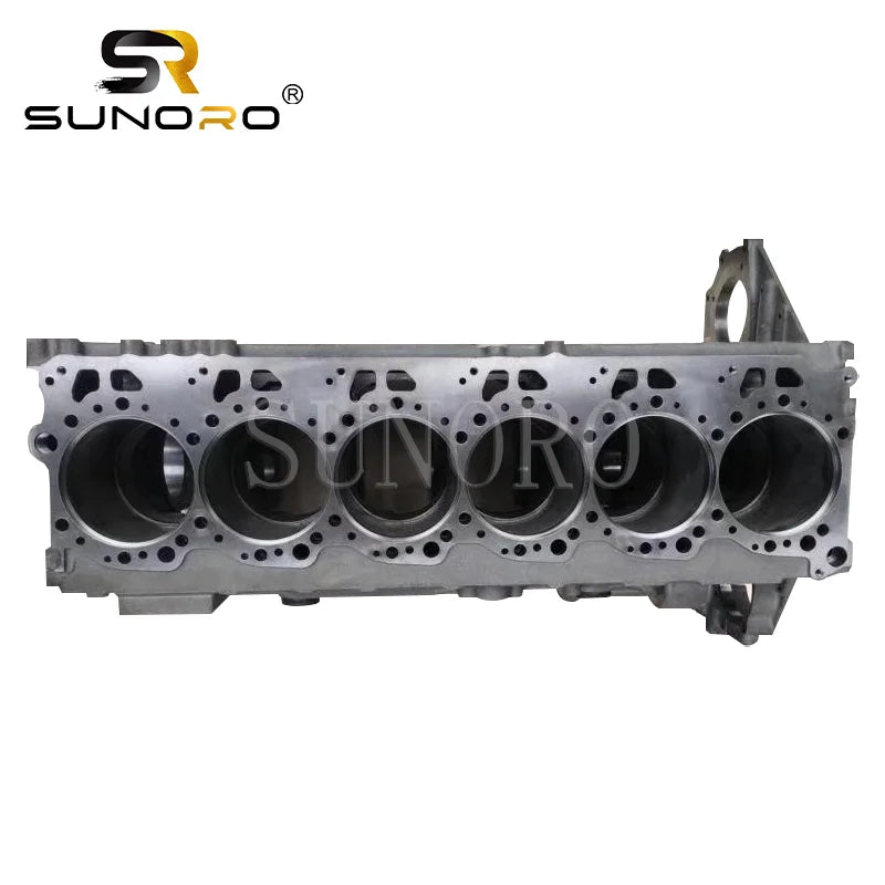 6D125 Model Machinery Engine Parts Including Cylinder Block and Other Components