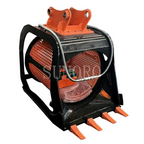 2-4 Ton Soil Screening Rotary Bucket Excavator Attachment Sieve Bucket Is Used for Screening and Sorting Stone Chips