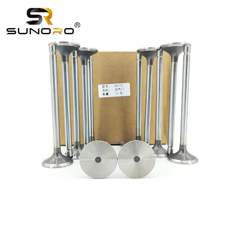SUNORO Excavator Parts Komatsu 6D114 Engine Intake Exhaust Valve 6745-41-4160 6745-41-4150 6745-41-4140