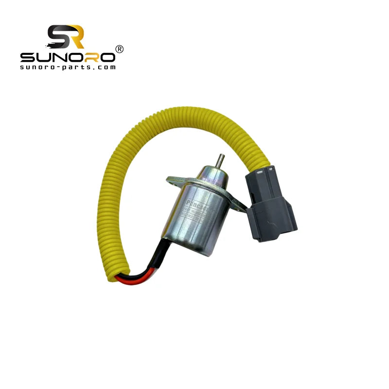 Flameout Closing Solenoid Valve 1503ES-12A5UC5S 12v 24v Flameout Switch Suitable for Yan-mar 4TNE94/98 Engine Fuel Stop Solenoid