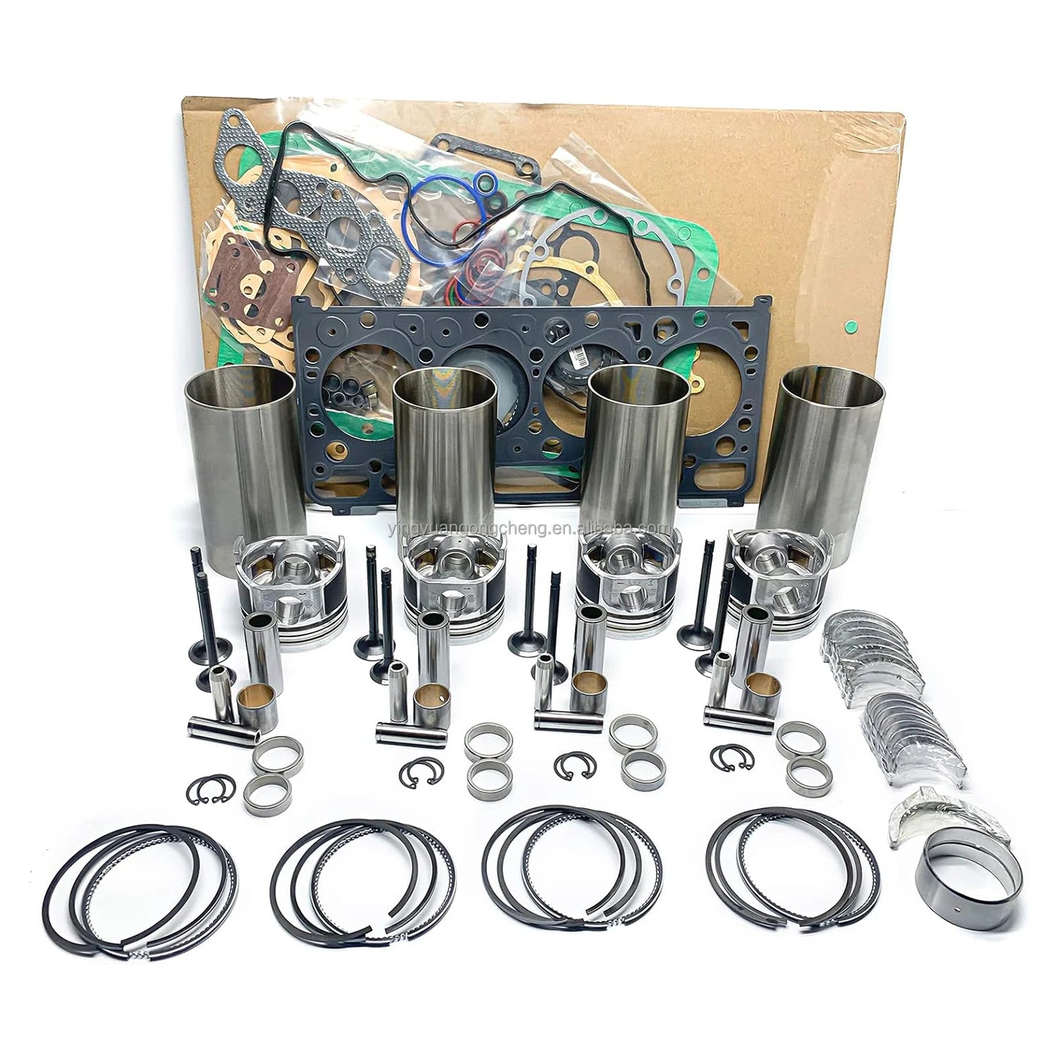 SUNORO New SAA4D95LE-5-A Engine Overhaul Rebuild Kit Compatible With Komatsu Excavator PC138US-8