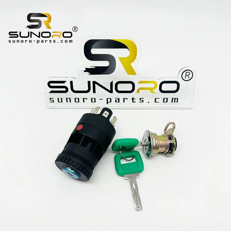 A35D L120E Starter Switch Ignition Key Excavator Diesel Engine Parts for Construction Machinery 11006988 11039211 11007281