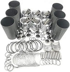 SUNORO Mitsubishi 6D14-T Engine Overhaul Rebuild Kit for Caterpillar CAT E180 Excavator