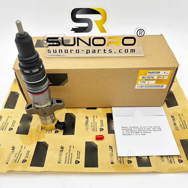 Excavator Engine Parts 263-8218 Common Rail Injector 2638218 557-7627 387-9427 328-2585 Injector C7 C9