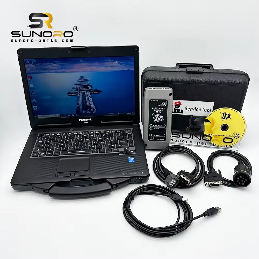 CF53 Laptop for 2025 V24.1.3 Excavator Diagnostic Scanner Master Service Agricultural Construction Equipment Diagnostic Tool