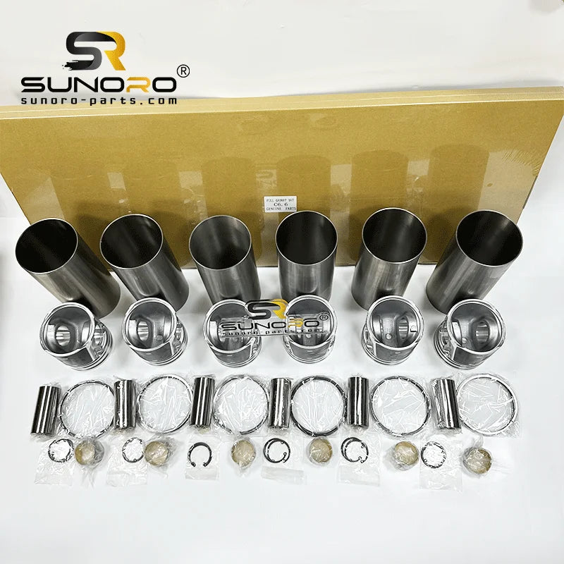 Factory Price CAT Engine Spare Parts C6.6 C4.4 3306 3406 C9.3 C13 C9 C7.1 C11 C15 Liner Kit Overhaul Repair Kit for Caterpillar