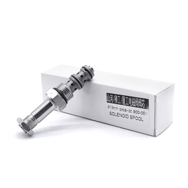 SUNORO Excavator Solenoid Valve Core SV08-30 SV08-31 for Monoblock Hydraulic Control Pump 13mm
