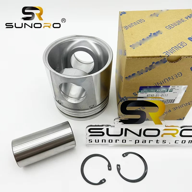 Construction Machinery Engine Parts Piston Pin 6204-31-2765 PINSTON 674531211 Engine QSC8.3 ISC8.3 SAA6D114E-3
