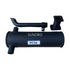 Muffler KT1G390-1211-0 for Komatsu Engine S4D87E-1-CH Excavator PC56-7 PC70-8 PC90-8