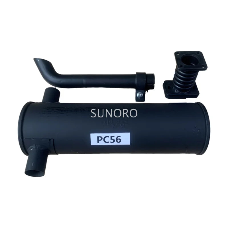 Muffler KT1G390-1211-0 for Komatsu Engine S4D87E-1-CH Excavator PC56-7 PC70-8 PC90-8