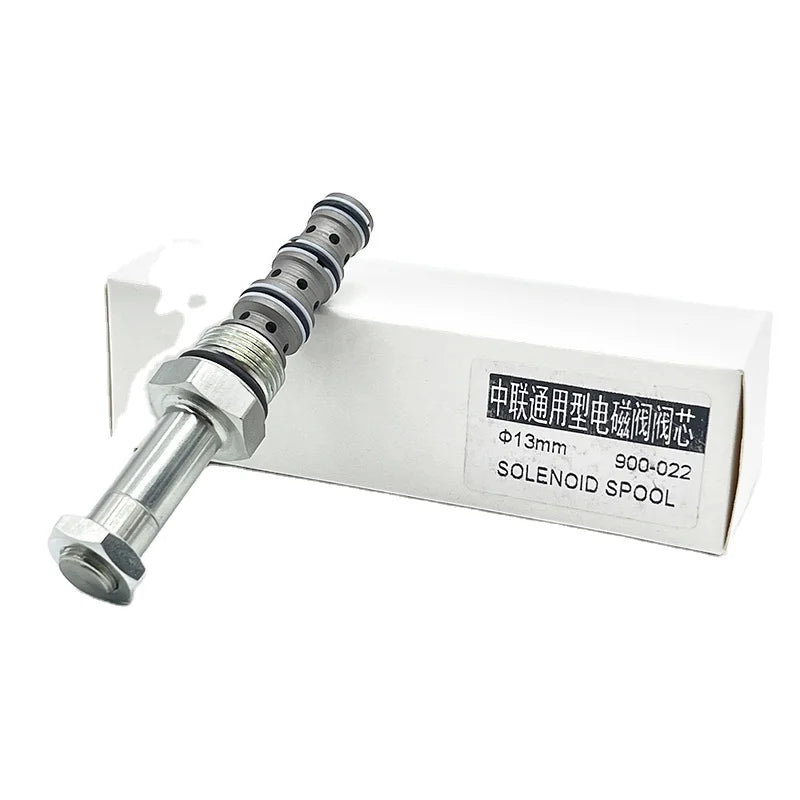Factory Price Excavators Electric Spare Parts Hydraulic Solenoid Valve Spool Core for ZOOMLION Universal Type 13mm