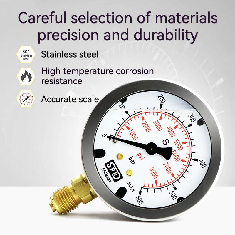 SUNORO Excavator 3 Gauge Pressure Measuring Tool DMASS 3 Tables+9 Connectors+3 Wires Hydraulic Gauge Kit
