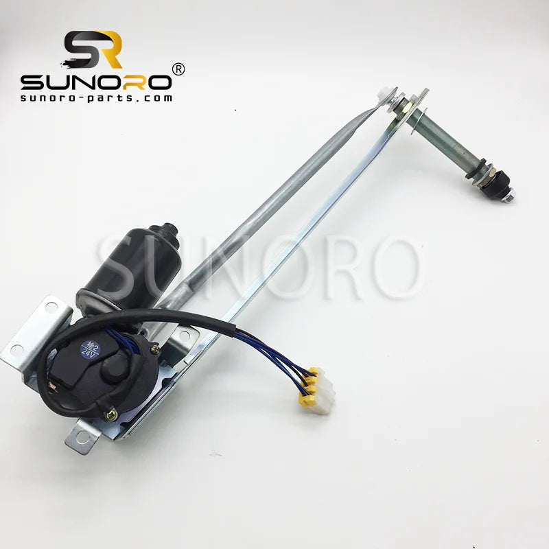 Excavator Wiper Motor Assembly 20Y-54-39402 20Y-54-52211 PC200-6 PC200-7 Wiper Motor Assembly