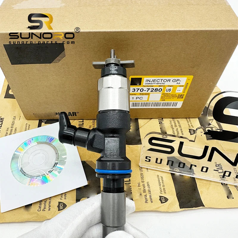Fuel Injector 370-7280 3707280 for Engine C4.4 C7.1 for 320F 323F 324E 325F 329E Excavator M315F M317F 950K 962K 966F Loader