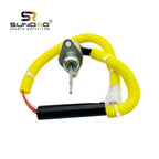 Suitable for U15 1503ES-12A5SUC5SBF34 12V Fuel Stop Solenoid Flameout Switch 12A5SUC5SBF34 Flameout Solenoid Valve for Ku-bota
