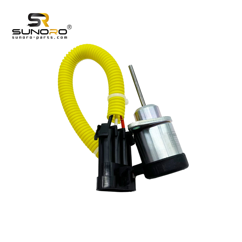 12V Stop Solenoid 1503ES-12A5SUC4S Stop Solenoid Fuel Shutoff Solenoid 1503ES-12A5SUC4S Suitable for S185 Ku-bota Diesel Engine
