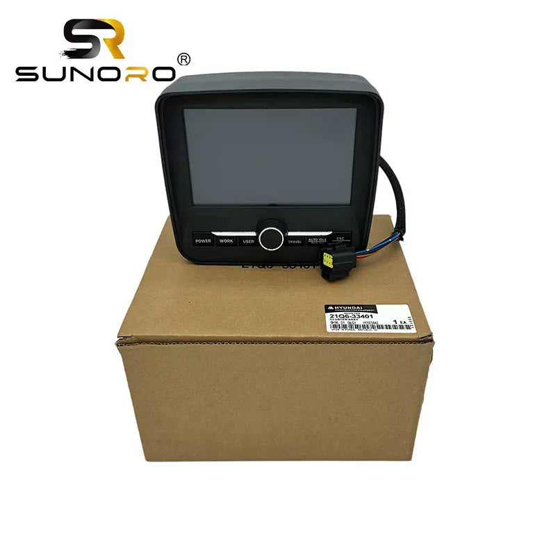 Excavator Parts Monitor Cluster Gauge Panel 21Q6-33400 21Q6-33401 for Hyundai R140LC-9A R220-9S R-9 21Q633400 21Q633401