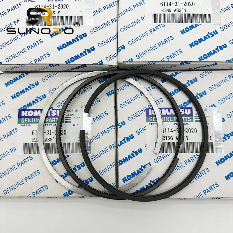 Machinery Engine Piston Ring 6745-31-2010 4089644 for Excavator PC300-7EO PC360-7EO PC300-8 Engine SAA6D114E-3 QSC8.3