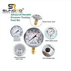 Excavator Hydraulic Press Test Tool 3 Pressure Gauge 6 Test Coupling 3 Test Hose 1 Storage Case Upgraded Version Diagnostic Tool