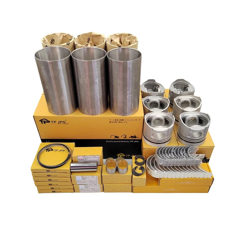 SUNORO ORIGINAL 6D31 6D34 6D14 6D15 6D16 6D17 6D22 6D24 Cylinder Liner Piston Kit for Mitsubish Engine Parts