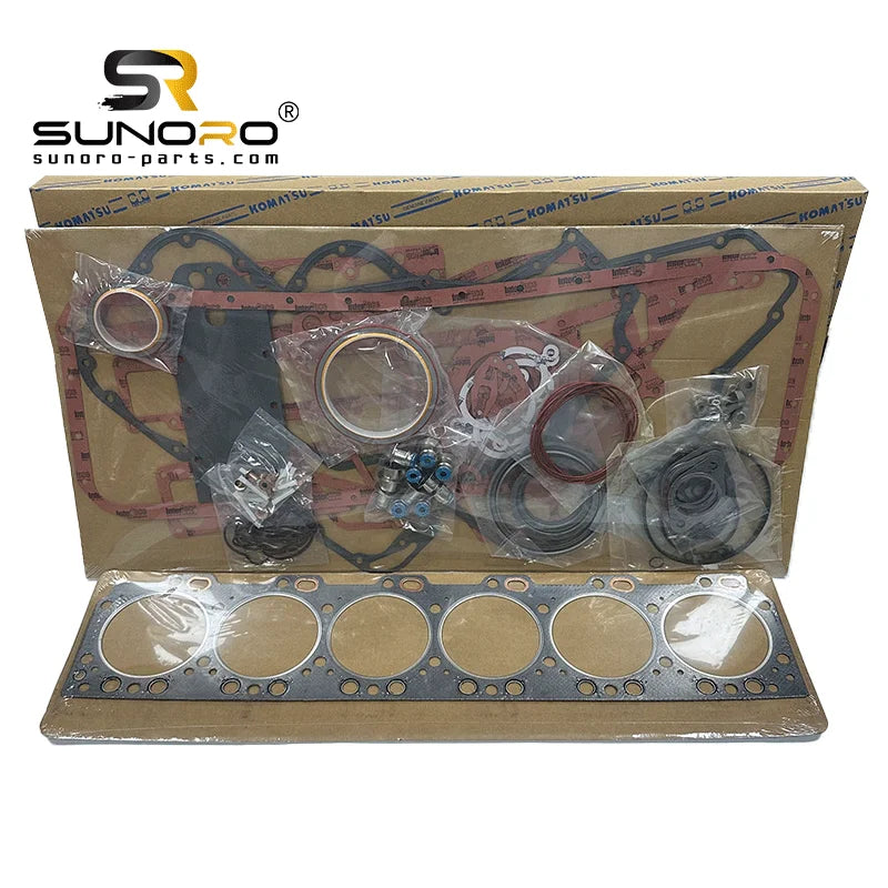 6743-K1-1100 6D114 PC300-8 Engine Full Gasket Kit Overhaul Gasket Set Rebuild Kit Repair Kit 3900230 3800558 4025271 3800750