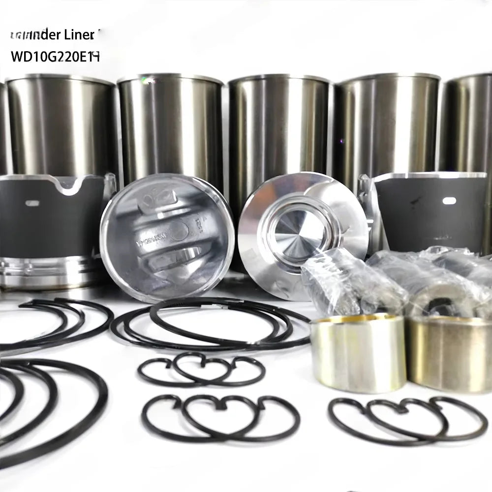 Spot Goods Cylinder Liner Kit for WEICHAI WD10G220E11 Diesel Engine Spare Parts Construction Machinery for Excavator Repair
