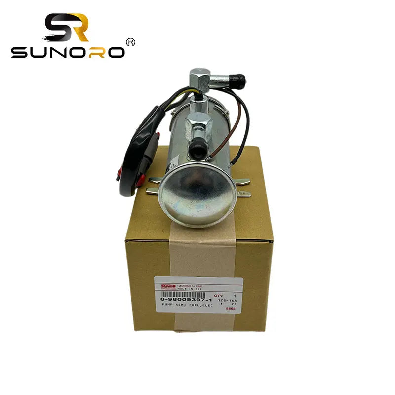 24V Electronic Fuel Pump for Hi-tachi Su-mitomo Excavator ZX200-3 ZX240-3 ZX250-3 ZX330-3 4HK1 6HK1 8980093971 8-98009397-1